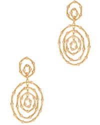 Joanna Laura Constantine - Pearl-embellished 18kt -plated Drop Earrings - Lyst