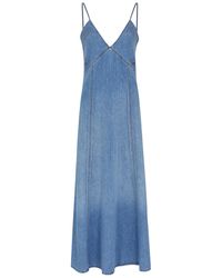 Chloé - Embroidered Cut-Out Maxi Dress - Lyst