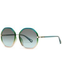 Chloé - Franky Octagon-frame Sunglasses - Lyst