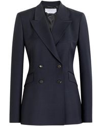 Gabriela Hearst - Stephanie Double-Breasted Wool Blazer Uk14/L - Lyst