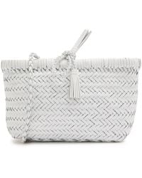 Dragon Diffusion - Minsu Woven Leather Cross-Body Bag - Lyst