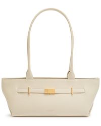 DeMellier London - New York Grained Leather Shoulder Bag - Lyst