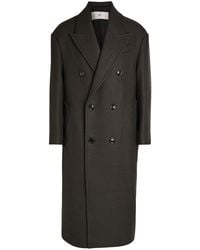 Ami Paris - Double-Breasted Wool Coat - Lyst