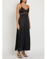 blue lace dress australia Palm Springs Lace Overlay Maxi Dress Blue