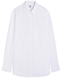 TOTEME - Cotton And Linen-Blend Shirt - Lyst
