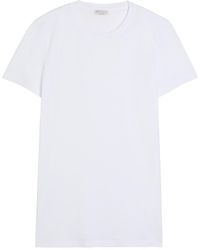 Brunello Cucinelli - Crew-Neck Stretch-Cotton T-Shirt - Lyst