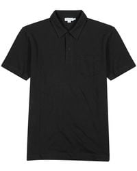 Sunspel - Striped Cotton T-shirt - Lyst
