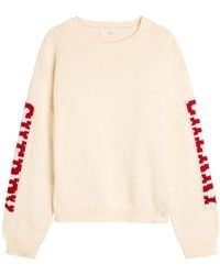 CHERRY LA - Logo Cotton-Knit Jumper - Lyst