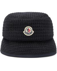 Moncler - Logo Reversible Wool-Blend Bucket Hat - Lyst