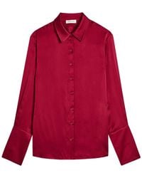 Anine Bing - Amanda Silk-Blend Shirt - Lyst