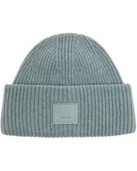 Acne Studios - Pana Face Wool-Blend Beanie - Lyst