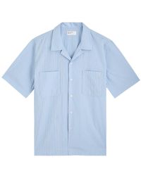 Universal Works - Road Striped Cotton Shirt - Lyst