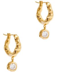 Joanna Laura Constantine - Small 18kt -plated Hoop Earrings - Lyst