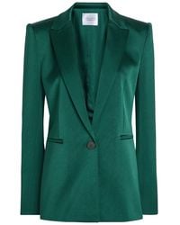Galvan London - Sculpted Satin Blazer - Lyst