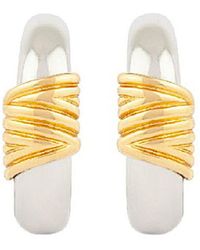 Susan Caplan - 1990S Vintage Yves Saint Laurent Hoop Earrings - Lyst