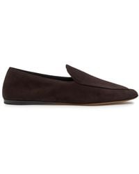 The Row - Awar Suede Loafers - Lyst