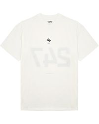 Represent - 247 Logo-Print Stretch-Jersey T-Shirt - Lyst