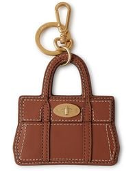Mulberry - Bayswater Leather Bag Charm - Lyst