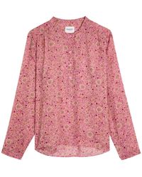 Isabel Marant - Maria Printed Cotton Top - Lyst