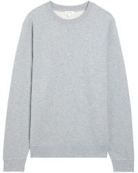 Sunspel - Crew-Neck Cotton Sweatshirt - Lyst