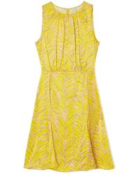 jigsaw lime leaf silk wrap dress