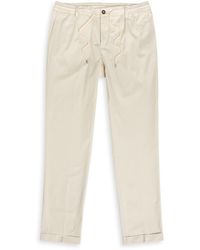Aurélien - Urban Stretch-Cotton Trousers - Lyst