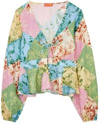 Kitri - Irene Patchwork Printed Top - Lyst