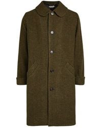 Bode - Hedgerow Polka Dot-Jacquard Wool Coat - Lyst