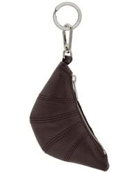 Lemaire - Croissant Mini Grained Leather Bag Charm - Lyst
