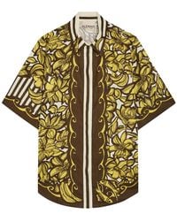 ALÉMAIS - Mona Printed Hemp Shirt - Lyst
