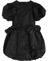 Sister Jane Avante Taffeta Mini Dress in Black | Lyst