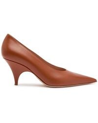 Gianvito Rossi - Sofia 75 Leather Pumps - Lyst