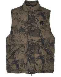 Represent - Camouflage-print Quilted Shell Gilet - Lyst