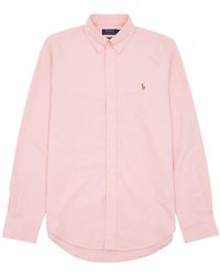 Polo Ralph Lauren - Piqué Cotton Oxford Shirt - Lyst