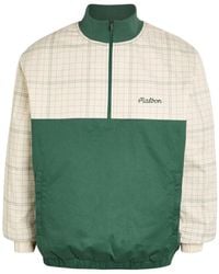 Malbon - Spruce Logo-Embroidered Half-Zip Cotton Jacket - Lyst