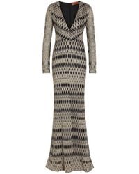 Missoni - Patterned Fine-Knit Maxi Dress - Lyst