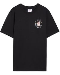 CASABLANCA - Casaway Printed Cotton T-Shirt - Lyst