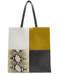 KHAITE - Piper Patchwork Leather Tote Bag - Lyst