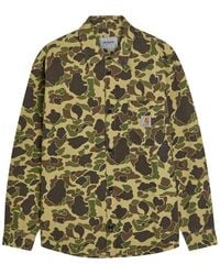 Carhartt - Duck Camouflage Canvas Overshirt - Lyst