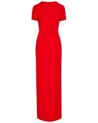 Roland Mouret - Crepe Maxi Dress - Lyst