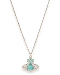 Vivienne Westwood - Valentina Crystal-Embellished Orb Pendant Necklace - Lyst