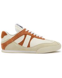 Chloé - Kick Panelled Leather Sneakers - Lyst