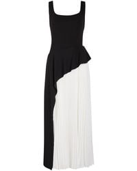 Jonathan Simkhai - Zayla Colour-Blocked Crepe Maxi Dress - Lyst