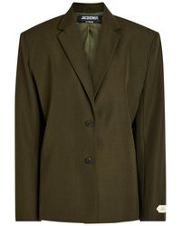 Jacquemus - La Veste Carree Wool Blazer - Lyst