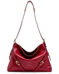 Givenchy - Voyou Medium Grained Leather Shoulder Bag - Lyst