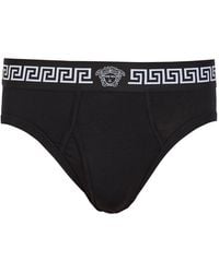 Versace - Stretch-Cotton Briefs - Lyst
