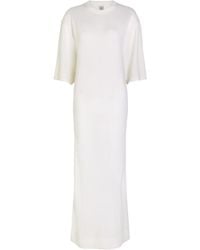 TOTEME - Fine-Knit Wool Maxi Tee Dress - Lyst