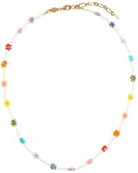 Anni Lu - Flower Power 18kt Gold-plated Beaded Necklace - Lyst