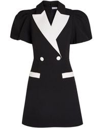 Rebecca Vallance - Emma Contrasting Crepe Mini Dress - Lyst