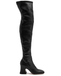 Chloé - Janis Leather Over-The-Knee Boots - Lyst